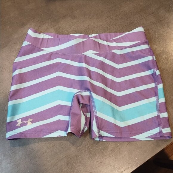 Under Armour Heat Gear 4" Booty Shorts Size M - Picture 1 of 5